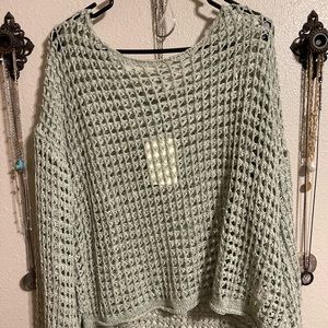 Mint green sweater